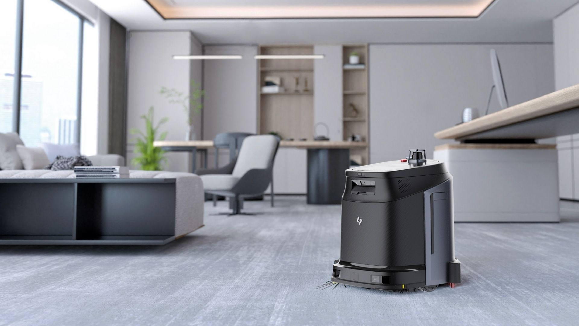 commercial and industrial robot cleaners are available in the USA for workspaces, Robotic Floor Cleaner with Modern AI Technology, and LiDAR sensors, RFC Phantas